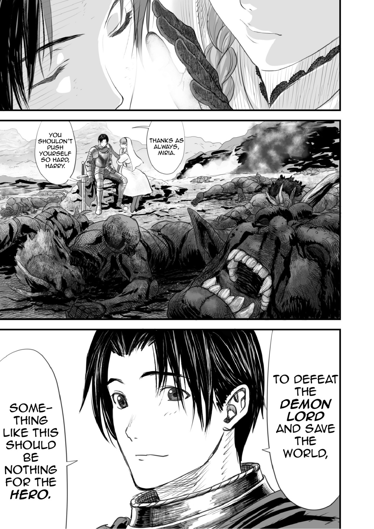 Hentai Manga Comic-The End of the Line for the Cuckold Hero-Read-2